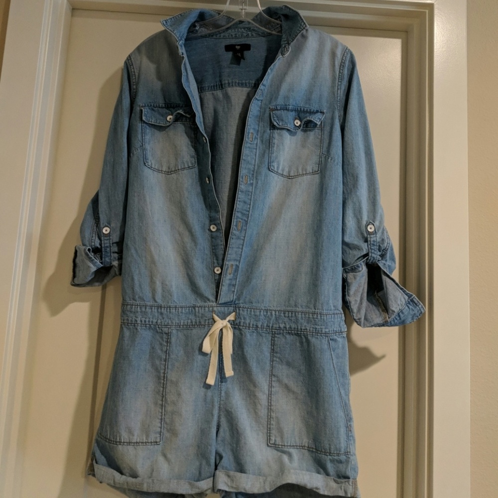 Cute denim jumpsuit